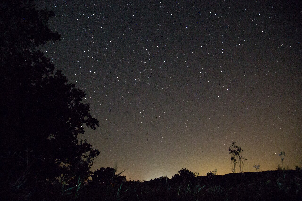 Starlit night resort